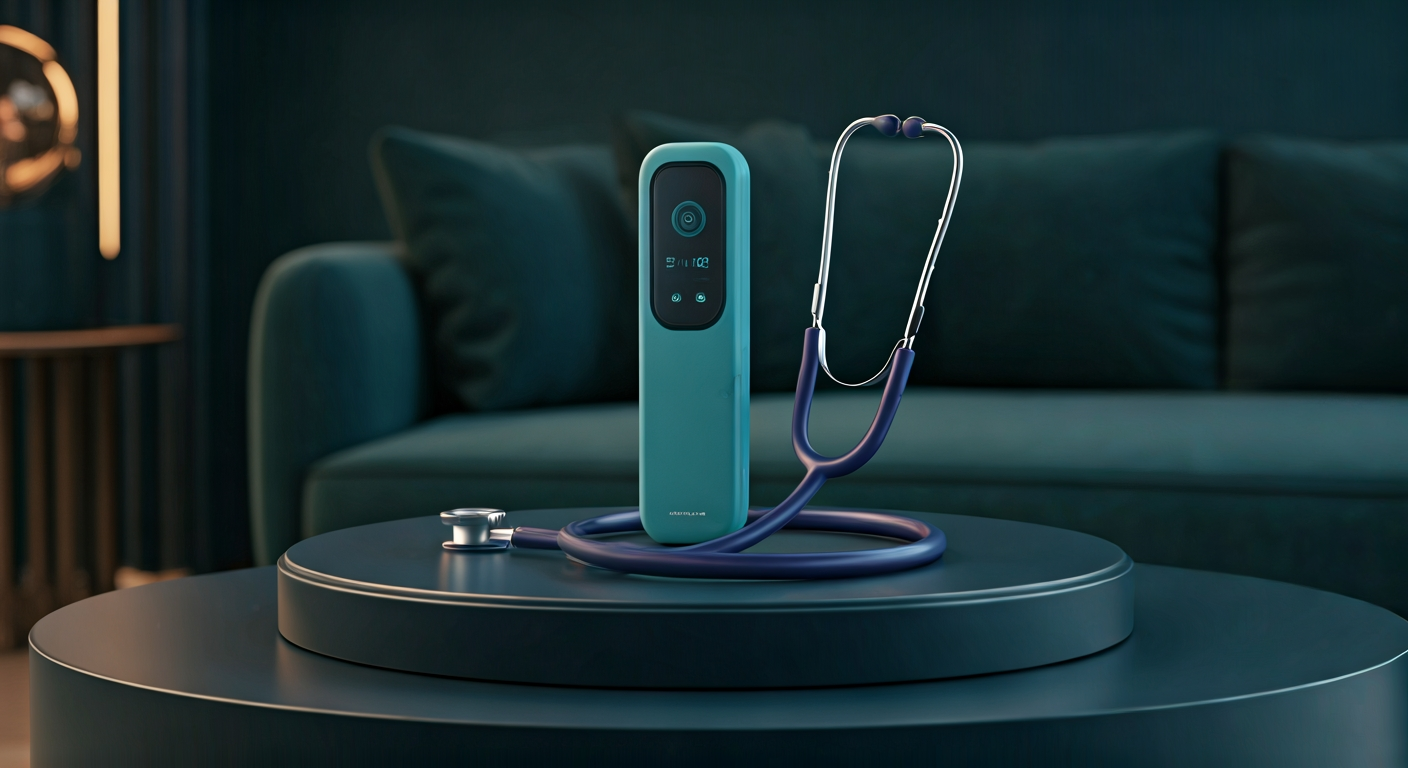 Above Scope stethoscope in a modern healthcare setting