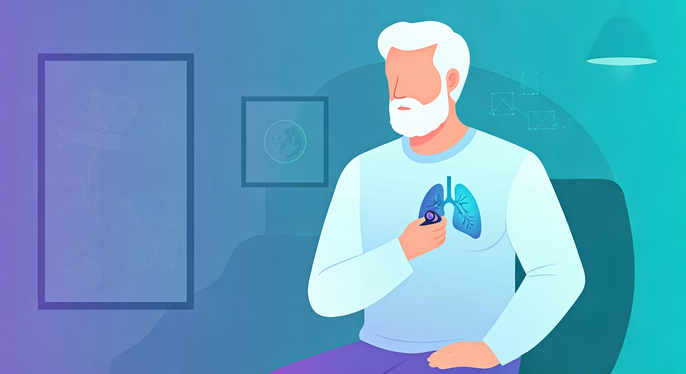 COPD patient using remote monitoring at home