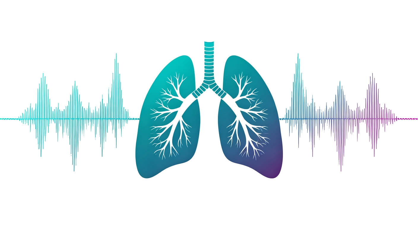 AI analyzing heart and lung sounds